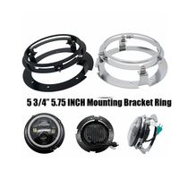 5.75 inch Headlight Bracket Kit Black / Chrome 5 3/4\