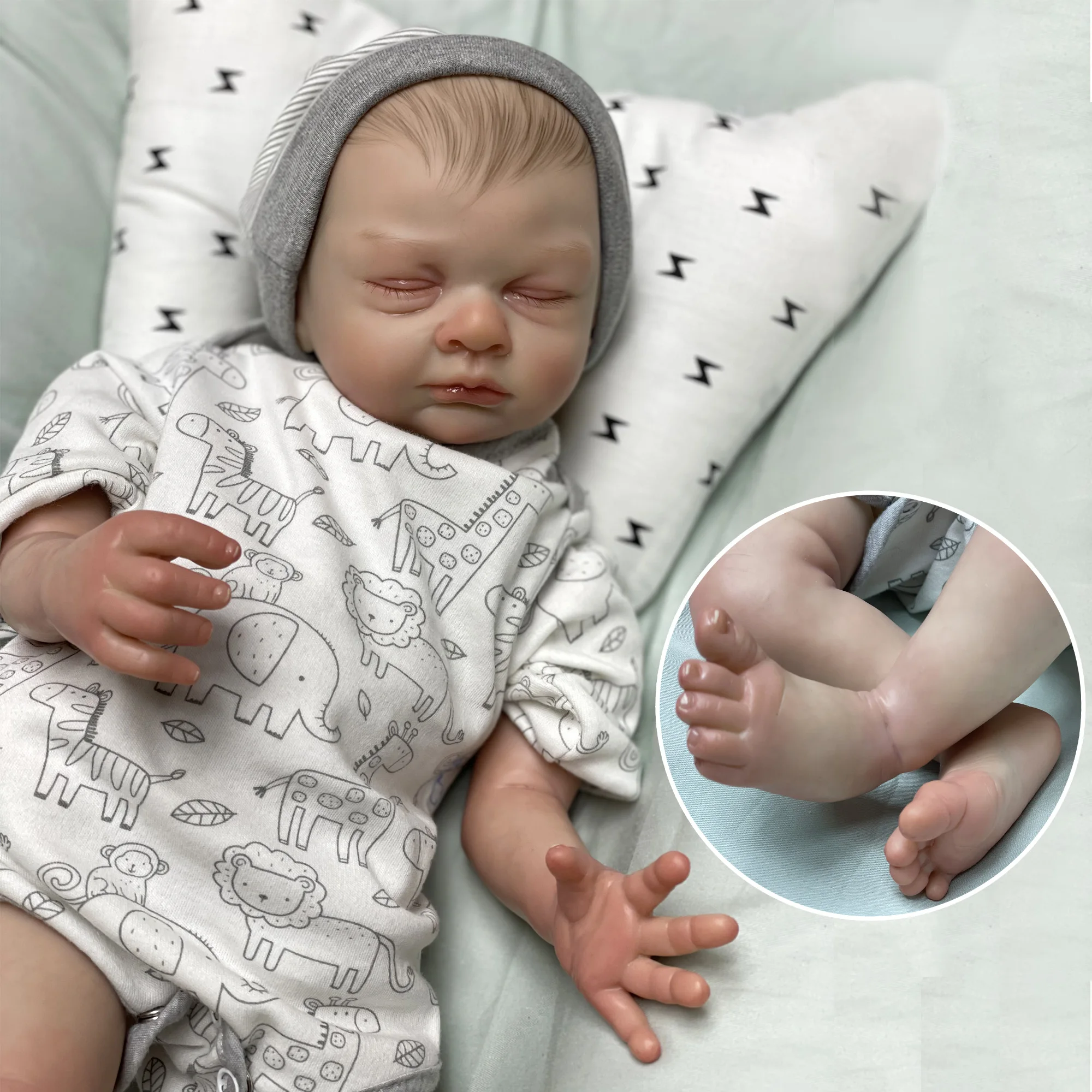 

45cm Reborn Baby Dolls Lifelike Realistic Bebe Reborn Toy For Children Boneca Renascida Brinquedo Bebe Para Crianças