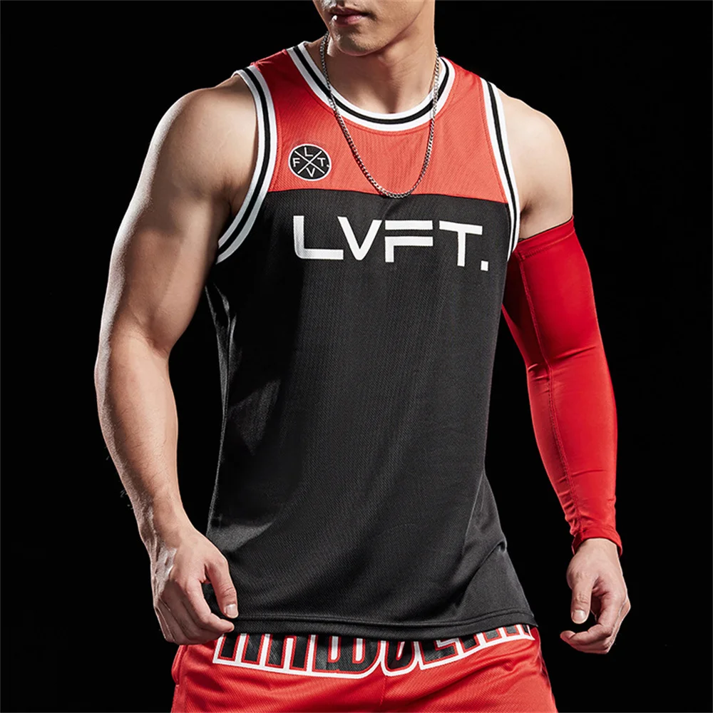 Brand NEW Gym Men Running Vest allenamento camicia senza maniche canotta Bodybuilding Fitness Sport Fitwear gilet da basket Muscle Men