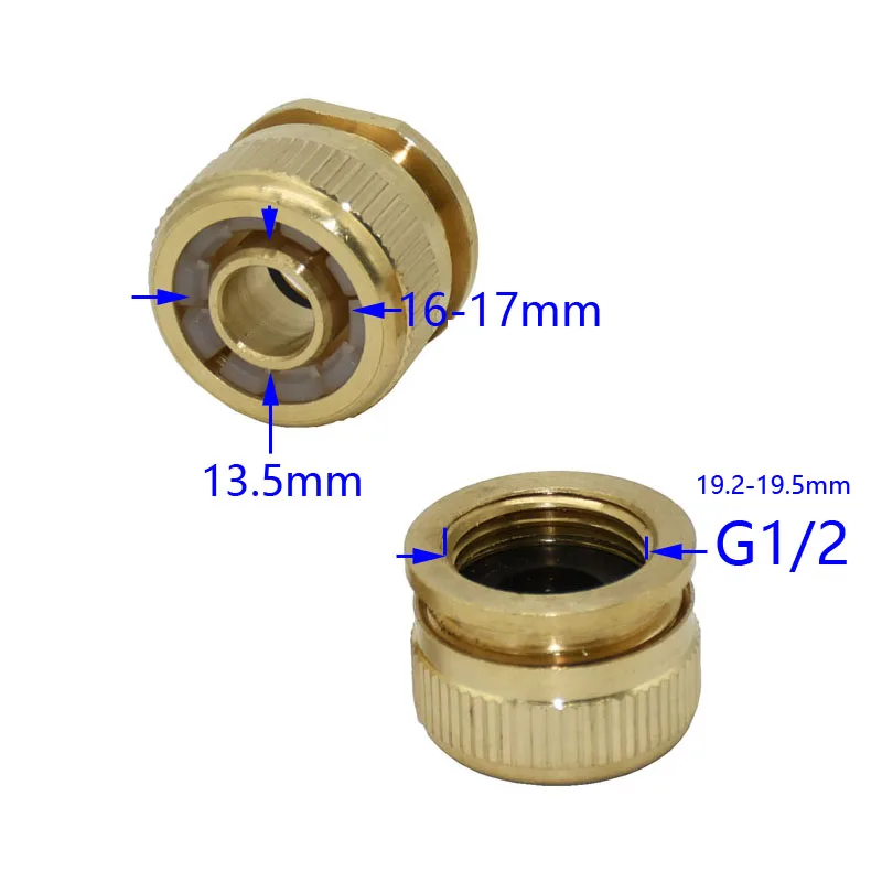 Brass Female 1/2