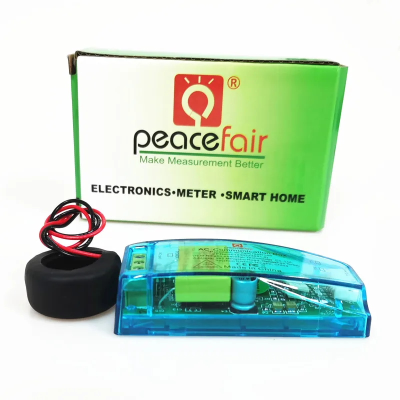 Peacefair PZEM-004T 3.0 voltmetro digitale AC monofase amperometro Power Energy Kwh Frequency Tester TTL Modbus-RTU Coil CT