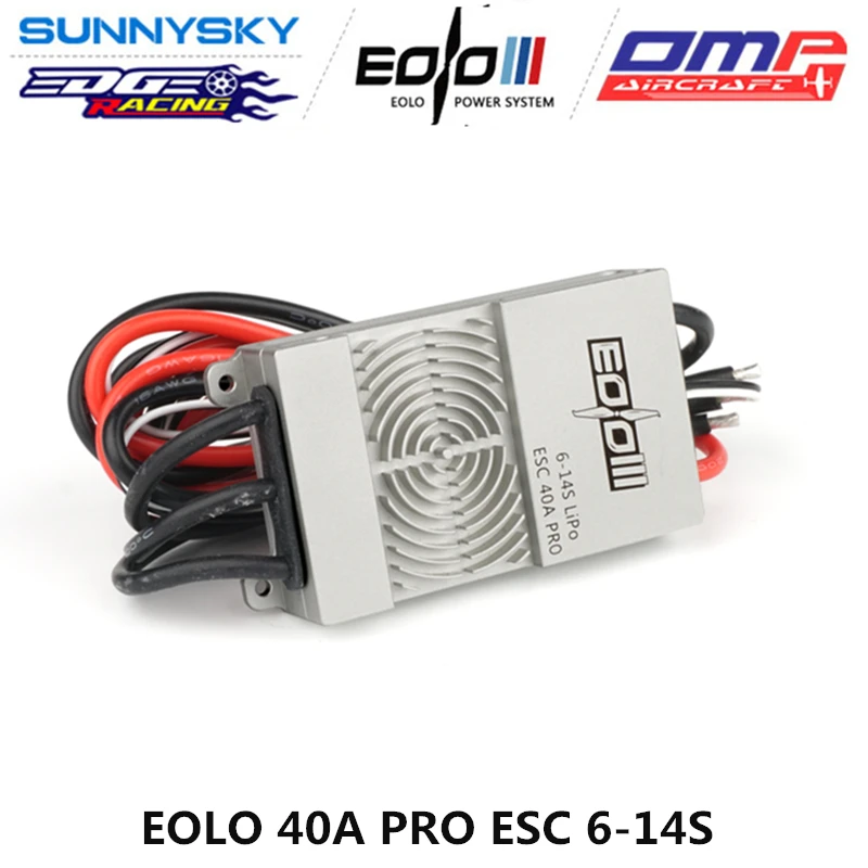 

Оригинальный SUNNYSKY EOLO 40A Pro Industry ESC поддерживает напряжение 6-14S для многовинтового ESC или других промышленных устройств