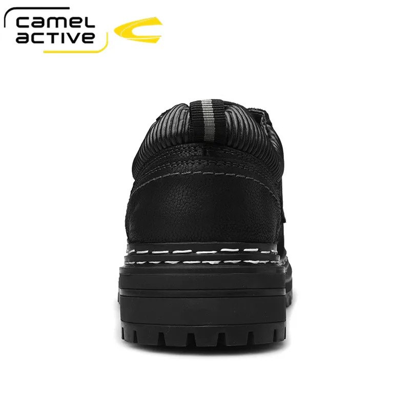 Camel Active New 2020 Men\'s Casual Shoes Genuine Leather Autumn Business Wedding Wild Retro Soft Scrub Split Leather Men Shoes