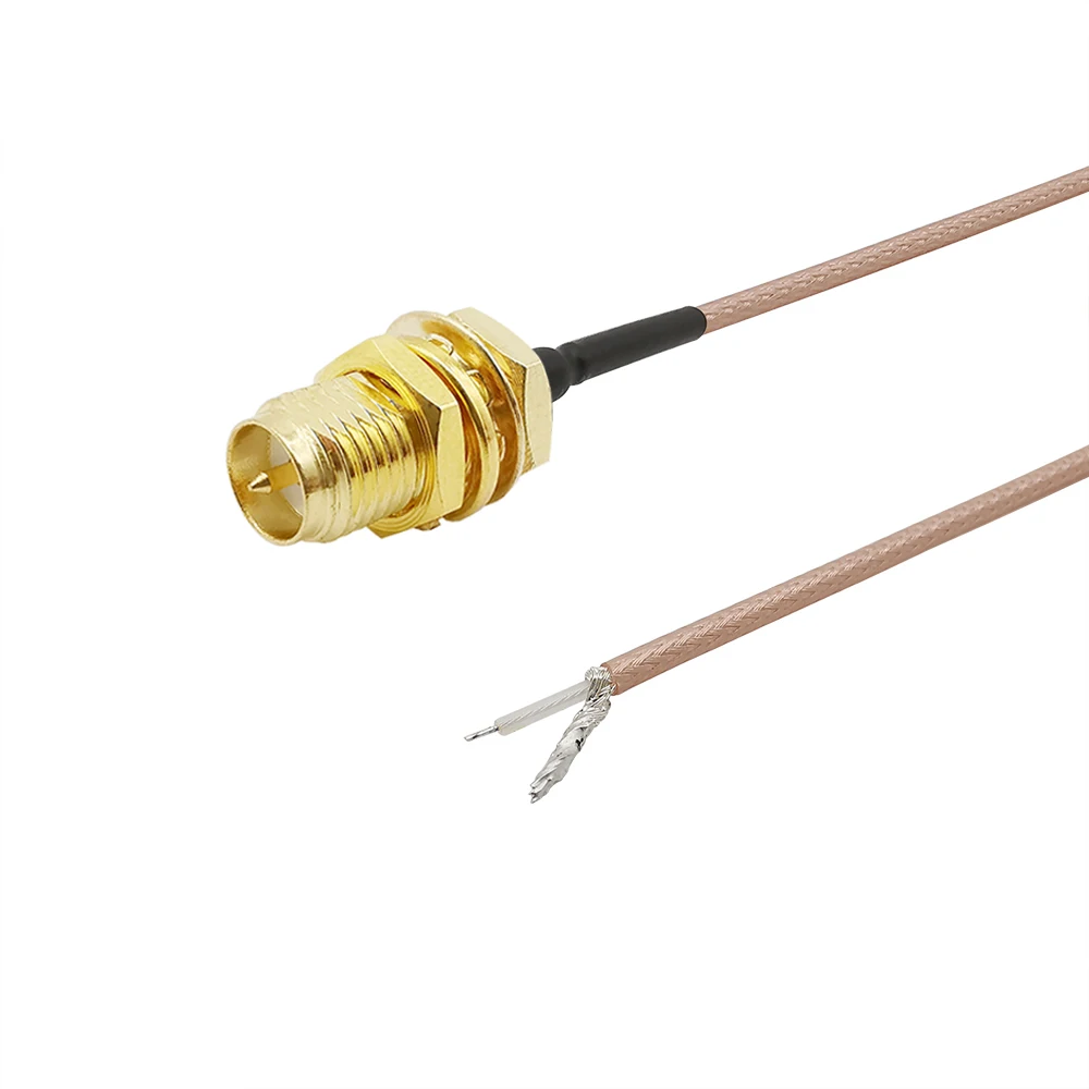 Allishop Rp Sma Vrouwelijke Plug Naar Pcb Soldeer Pigtail Kabel RG316 Connectors Adapter Rp Sma Pigtail Jumper Voor Wifi Router gps Ap