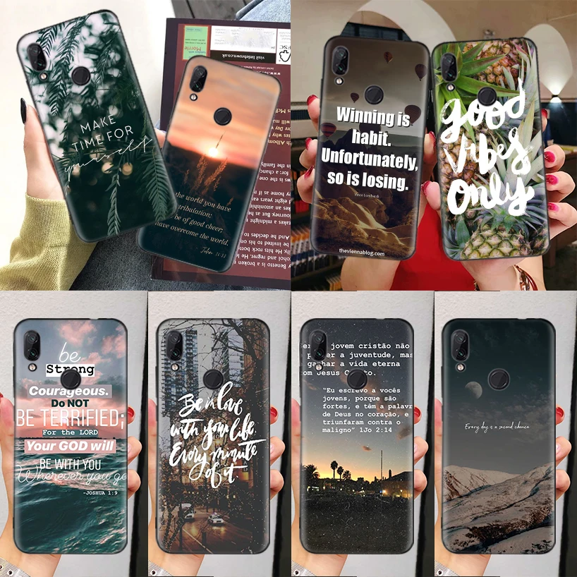 Bible Quotes Cheer Up Phone Case For Xioami Mi 11 Lite Poco X3 NFC Pro  Note 10 F1 9 8 10S 10T 9T A1 A2 A3 Cover Coque Shell