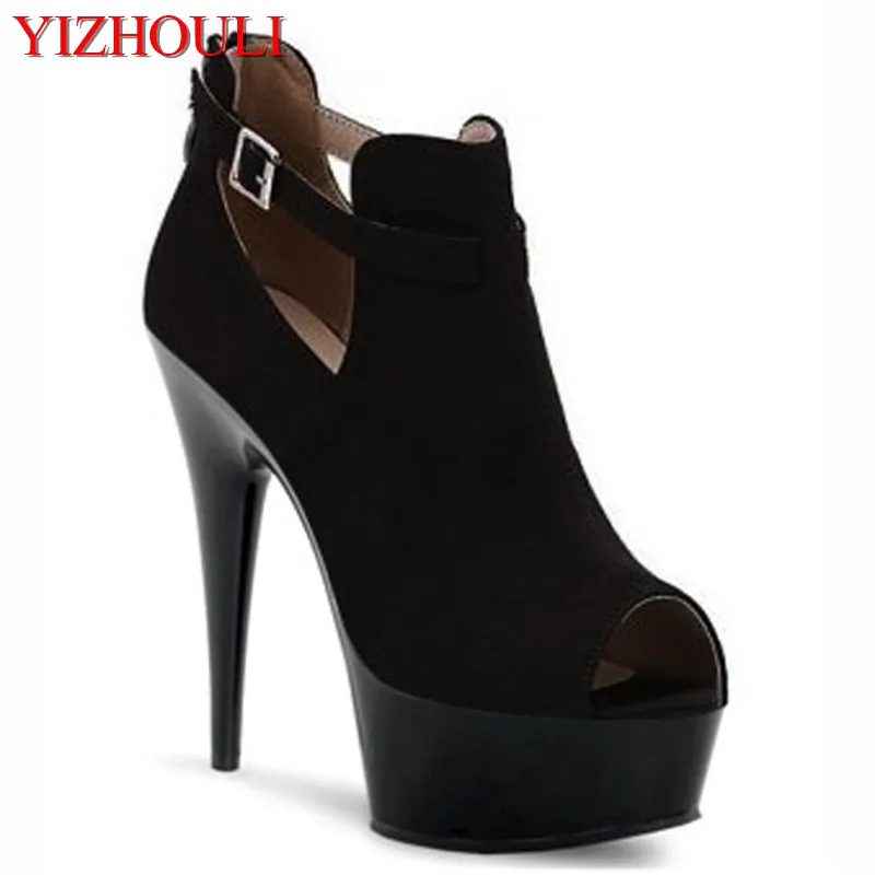 

6 inch high heel shoes sexy clubbing rome gladiator high heels 15cm glitter buckle fashion women motorcycle sandal