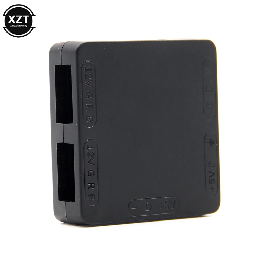 Rgb Converter 5V Tot 12V Rgb Transfer Hub 3pin Om 4pin Argb Licht Fan Adapter Sata Plug Magneet voor Rgb Fan Asus Gigabyte Msi M/B