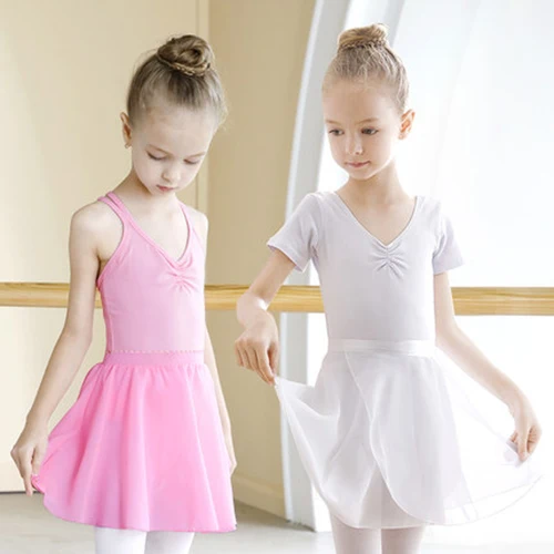 Imagen 2 del producto Leotardo profesional para niñas, tutú clásico de bailarina, trajes de clase de baile para adultos y niños, Ropa de baile