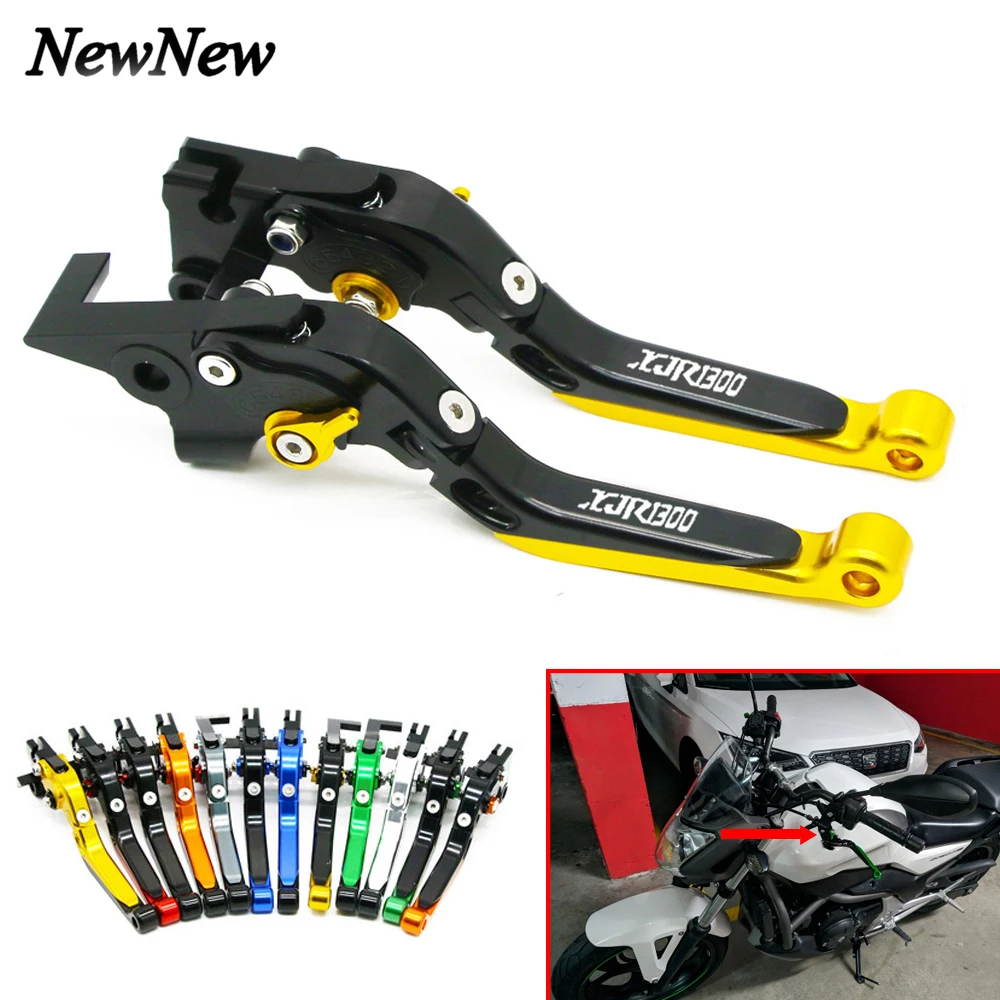 

For Yamaha XJR1300 XJR 1300/Racer 2004-2016 2015 Motorcycle Accessories CNC Adjustable Folding Extendable Brake Clutch Levers