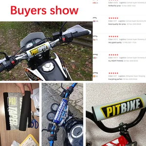 Crossbar Pad Guide Motorrad, Motocross Round ATV Quest -Beschützer, Dirt Pit Bike, BMX Moto, 20 cm, 25 cm, 7 10 Haupthandbuch für Brustschutz - №6