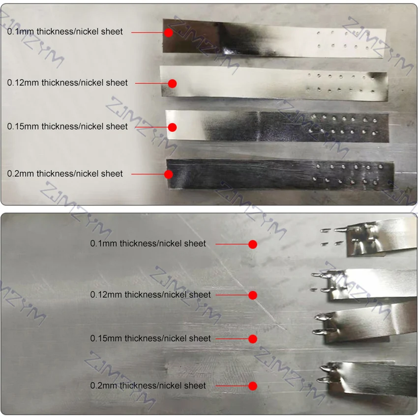Kit de soldador por puntos con batería de 5500W, herramientas de soldadura, máquina de soldadura por puntos ajustable portátil, tira de níquel de 0,2 MM para bricolaje, batería 18650