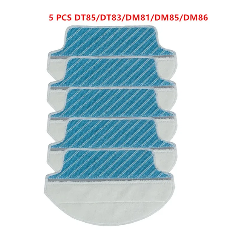 5PCS Robot Parti Per Vaccum Cleaner Pulire Mop di Pulizia Rag Per Ecovacs Deebot DT85/DT83/DM81/DM85/DM86 pulire Panno
