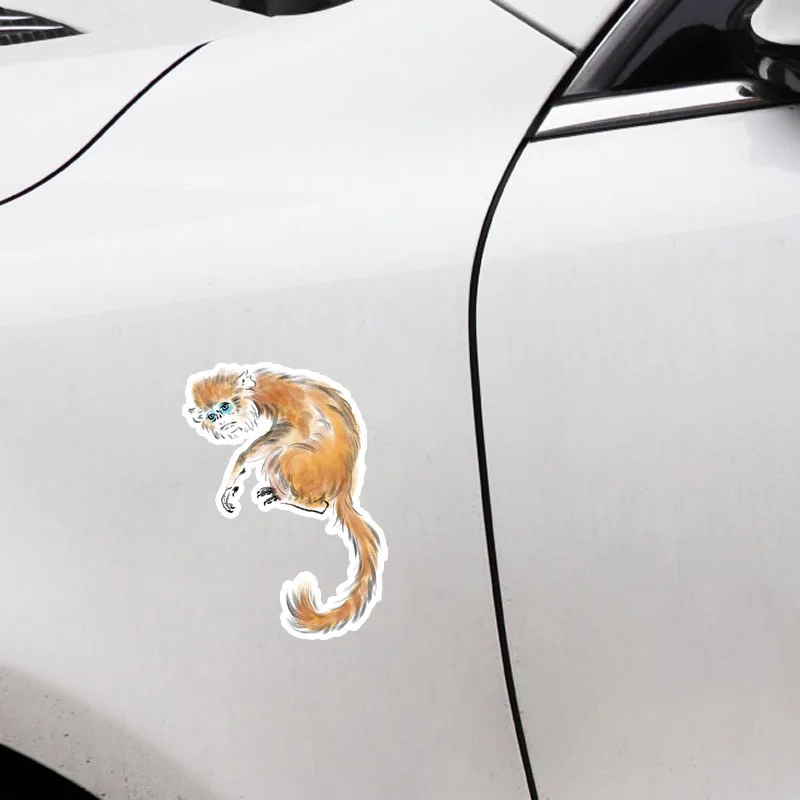 Personality Monkey Ink Painting PVC Animal Car Sticker Decal JDM Car Sticker DIY Car Styling Auto Accessories Window Windshield