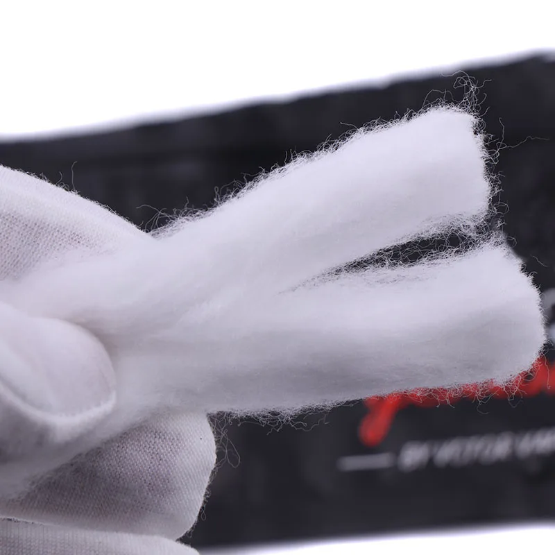 القطن العضوي الأصلي vape أفضل من القطن ل ecigego قابلة لإعادة البناء RDA RBA لتقوم بها بنفسك رذاذ بخار القطن