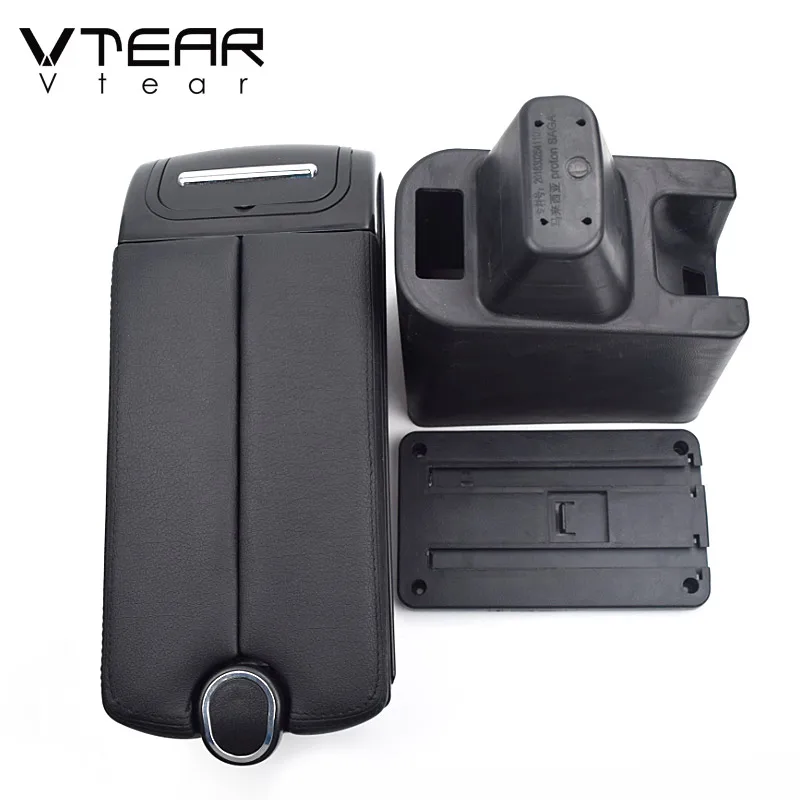 

Vtear для Proton saga подлокотник ящик для хранения кожаный подлокотник автомобильный Стайлинг USB центральная консоль аксессуары интерьерные детали авто