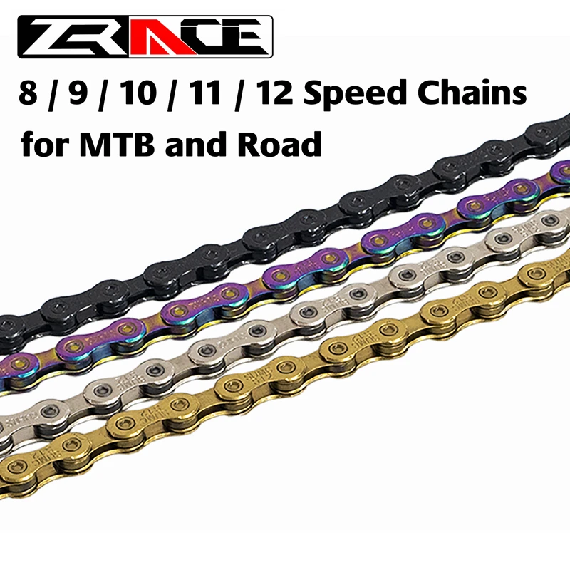 

Bike Chain 8S 9S 10S 11S 12 Speed MTB Road Bicycle Chains , Neon-Like , Colorful , Black , Gold , 114 / 120 / 126L