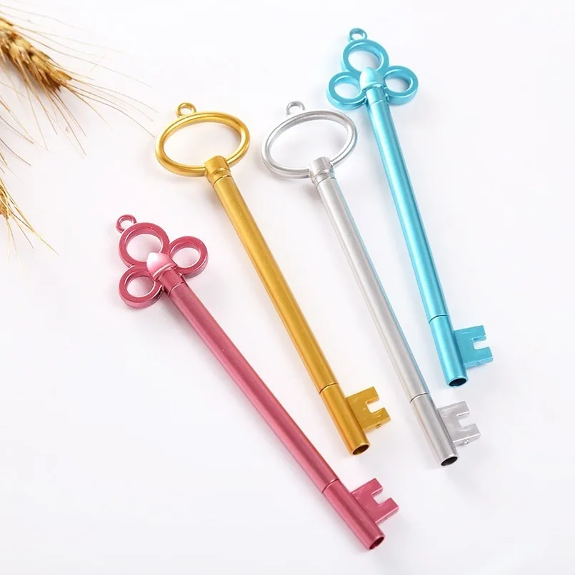 Key Pens Creative Candy-Colored Yao Chi Bi Key Gel Pen Black 0.38mm Students Pen Wholesale Cat Office Supplies