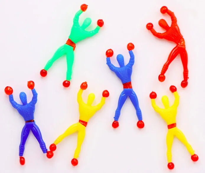 Funny Toys Birthday Vent Novel Gift Party Supplies Sticky Wall Climbing Kid Climber Men Fillers Educational 10pcs Random Color