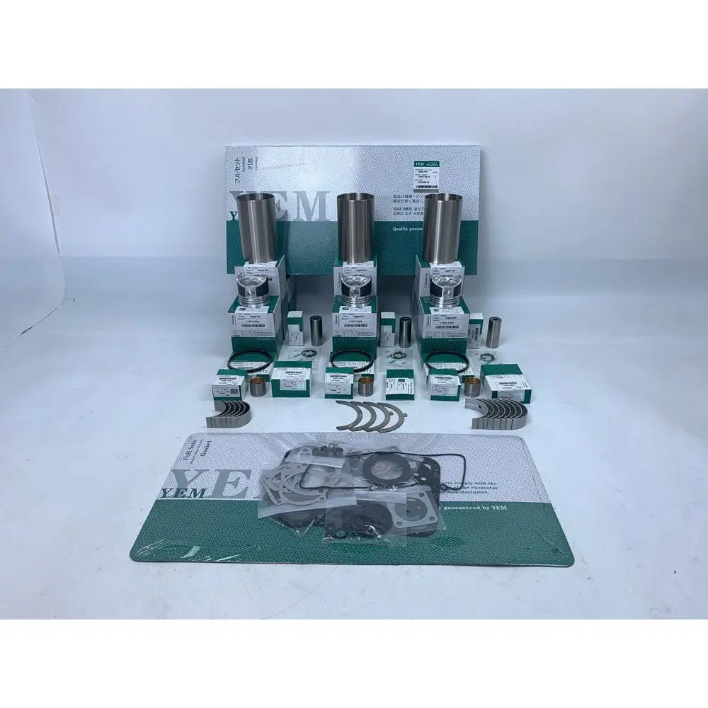 New Aftermaket Engine Part 3TNV82 Repair Kit With Bearings Piston Rings Liner Cylinder Gaskets For Yanmar