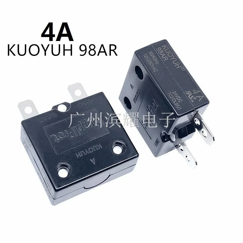 

Circuit Breakers KUOYUH 98AR 4A Overcurrent Protector Overload Switch Automatic Reset