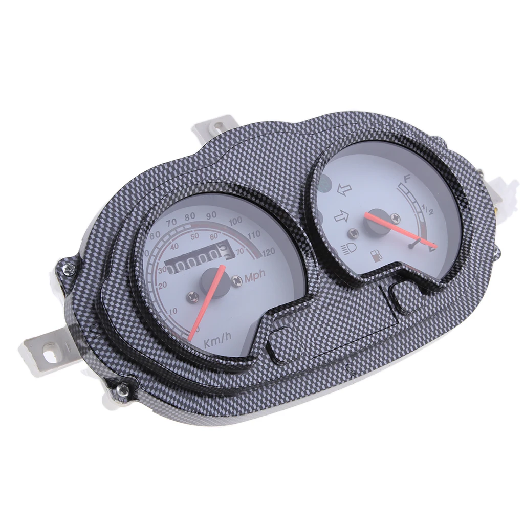 Scooter Speedometer Dash Instrument Gas Gauge Battery Level Gauge for ATV Quad Moped B05, B08 Scooter Motorcycle 50cc 80cc 125cc