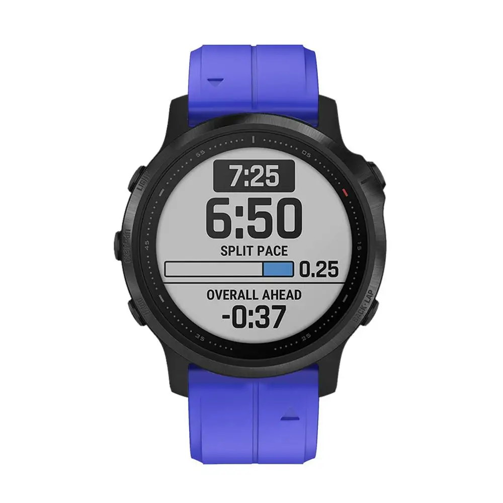 Correa de silicona con hebilla de oro rosa para reloj Garmin Fenix 7s 6s Pro 5S Plus, 20mm, liberación rápida, Easyfit, repuesto de pulsera