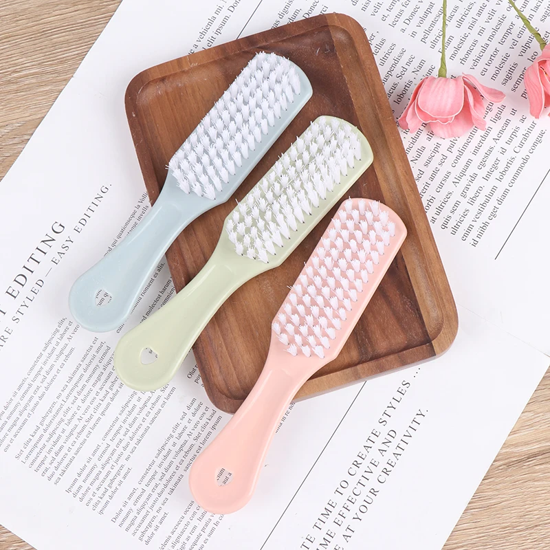 1PCS Plastic Shoes Brush Household Washing Clothes Brush Tool Cleaning Brush 17*3.5*8.5cm Random Color