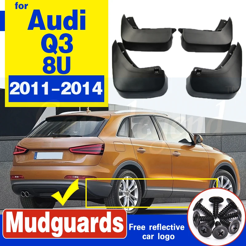 for Audi Q3 8U 2011 2012 2013 2014 Mudguards Mudflaps Fender Guards Splash Mud Flaps Wheel Car Accessories