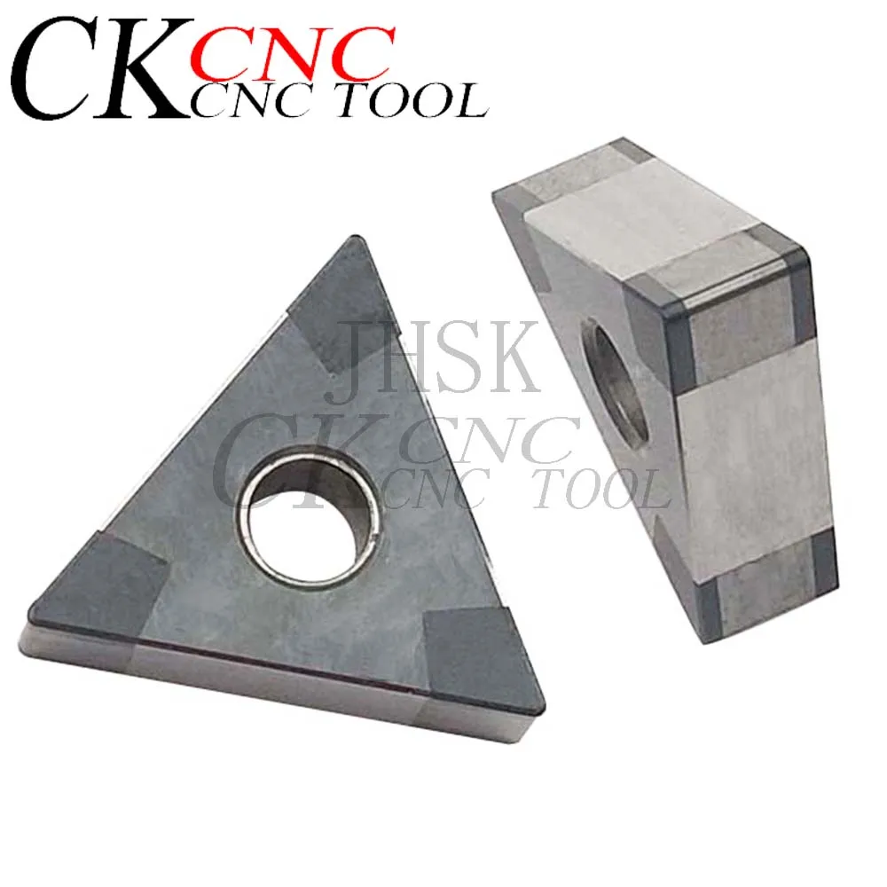 TNMG160404 CBN TNMG160408 CBN 6T Solid CBN Boron Nitride insert External turning tool blade hardened steel Metal Steel