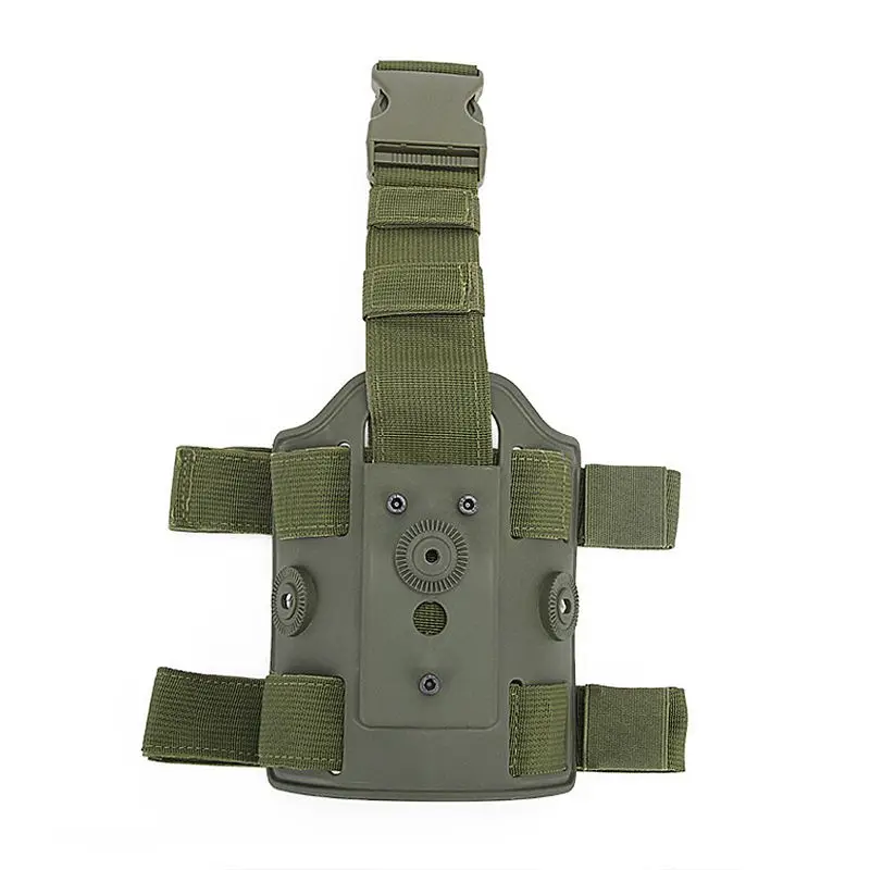 Tactical Combat Gun Drop Leg Holster Gun Case Right Left Hand Leg Holster for Glock 17 Colt 1911 Pistol