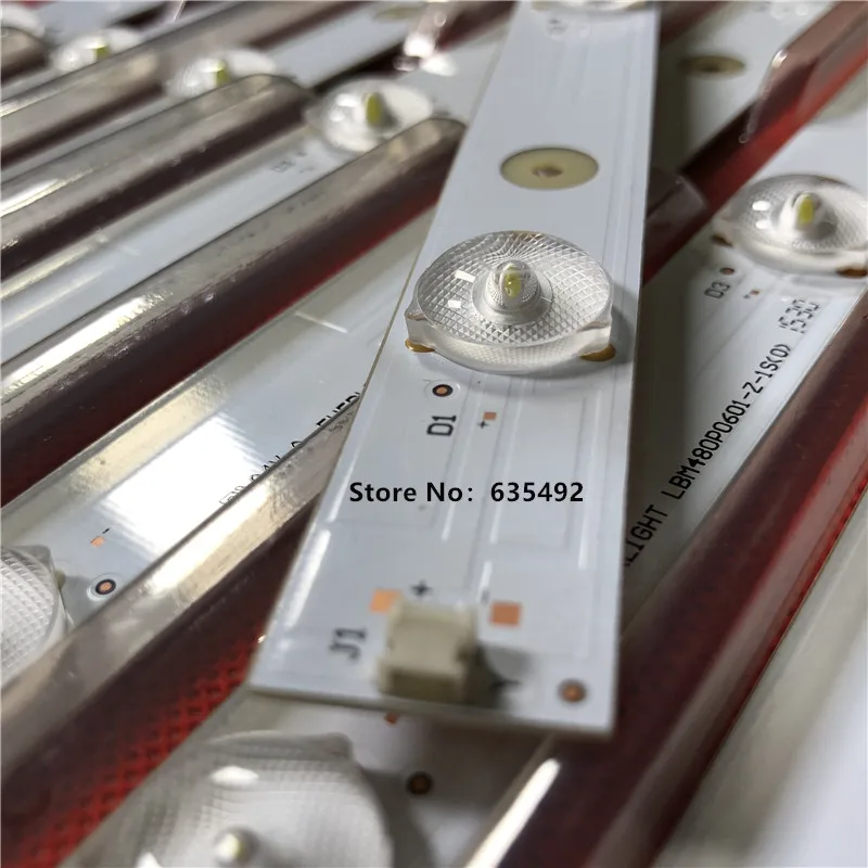 Ledバックライトストリップ6ランプエバーライトLBM480P0601-Z-1S(0) HD480DF-B32 RSAG7.820.5921For hisense社48 "テレビLED48EC290N LED48EC220N