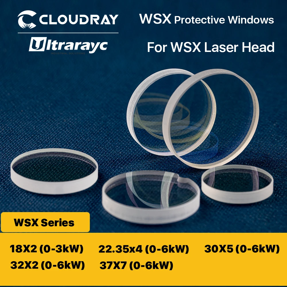 Ultrarayc-Lentille de protection pour tête laser WSX, WSX, Windows, 18*2/30*5/37*7, lentille optique de protection, volontaire 18, MN15, NC12, NC30,