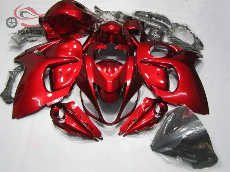 

Free Custom fairing kit for Suzuki 2008 2009 2010 2014 GSX 1300R GSXR1300 GSX R1300 08-14 red motorcycle fairings + tank cover