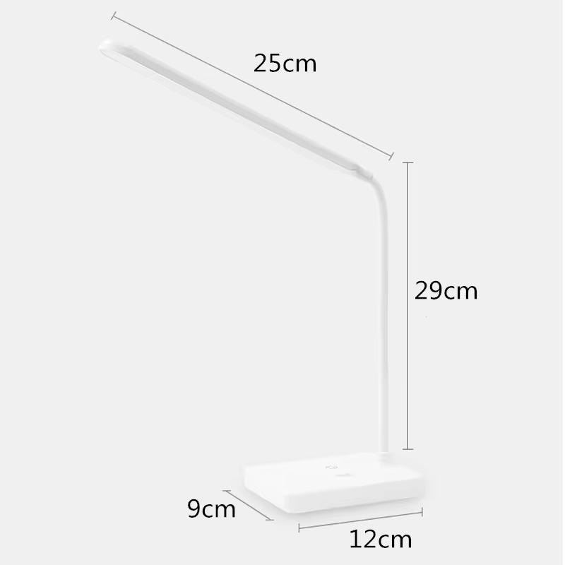 Lâmpada De Mesa Touch Led Com Carregamento Usb E Proteção Ocular.