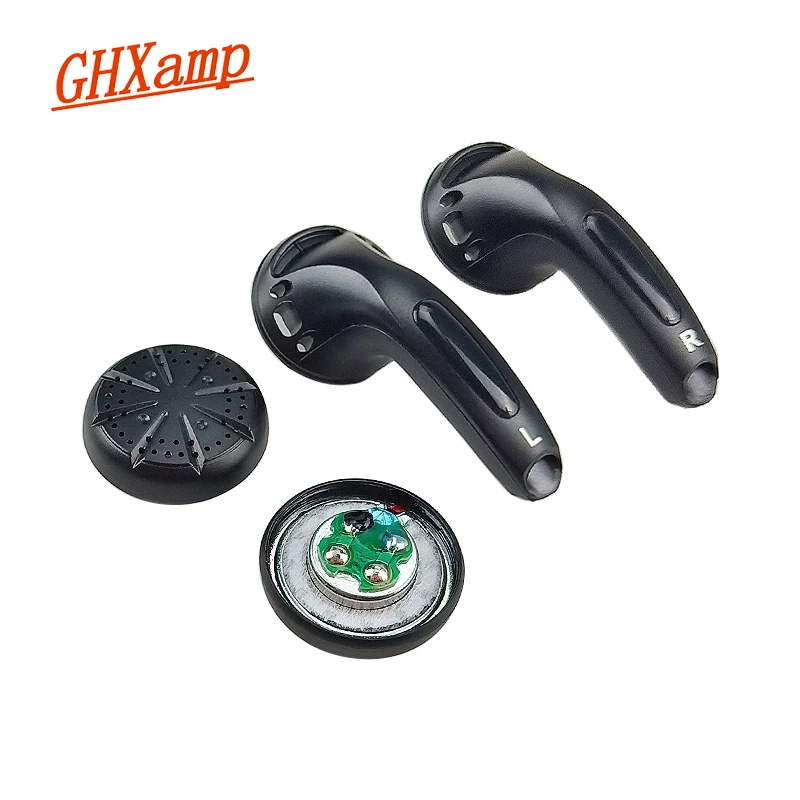 GHXAMP 15.4mm 68OHM Earphone Speaker Unit Full Frequency Vocal Headphone Speaker Graphene Material 114DB For MX500 Parts 2pcs