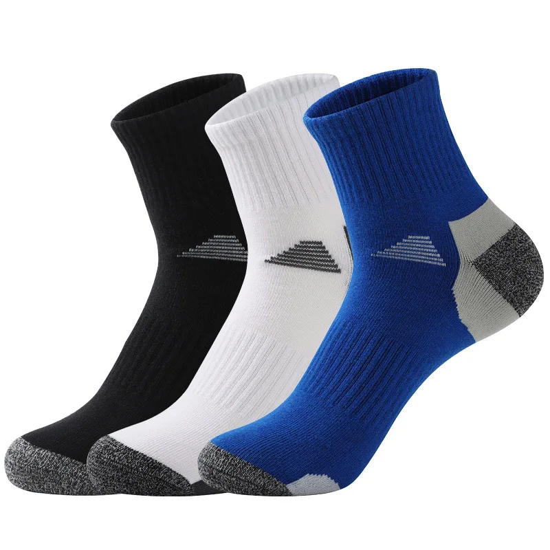 

Running Sports Basketball Socks Skateboard Moisture Wicking Athletic Sock Long Short Sweat Deodorant Warm Winter Thick Sox Men