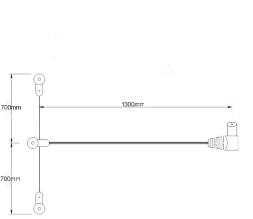 2 м FM/AM радиоантенна F адаптер комнатная сигнальная антенна для Sony Yamaha JVC Sherwood Pioneer Panasonic Onkyo усилитель аксессуары