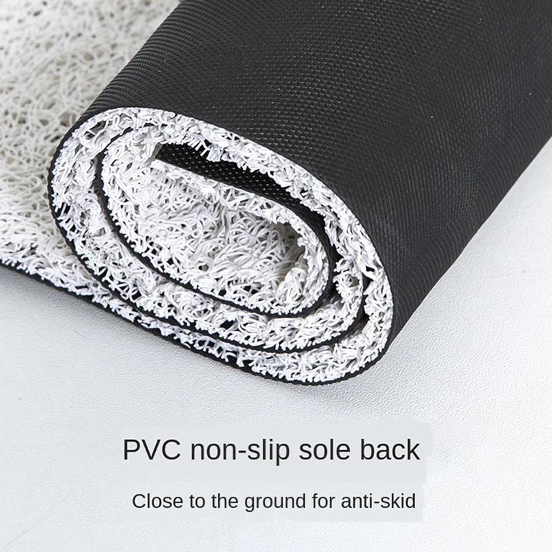 DIY Rug Custom Home Decorative Front Door Dust-Proof Pvc Silk Loop Outdoor Indoor Carpet Modern Non Slip Mat Entrance Bathroom