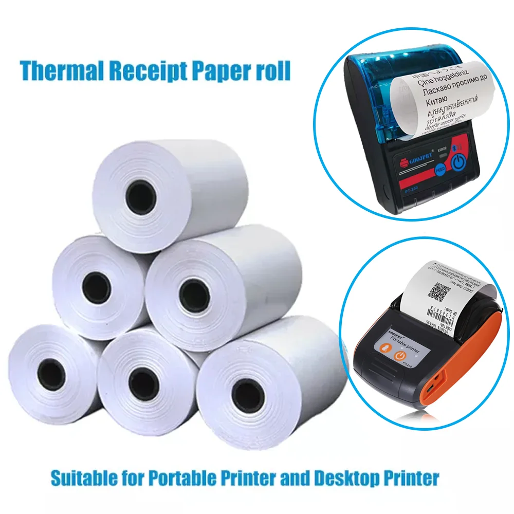 80mm Thermische Papier Rolle Präfekt Fit Mit Mini Tragbare Thermo Drucker Kompatibel Mit Handy 20 Papier Rolle