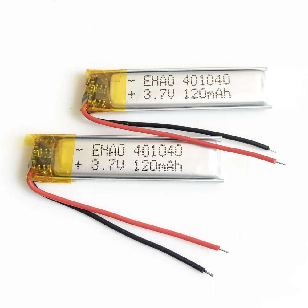 3.7V 120mAh litowo-polimerowy akumulator li-po 401040 do Mp3 GPS kamera bluetooth 4*10*40mm