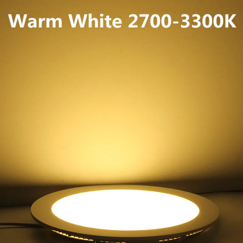 1pcs/lot Dimmable 3W/4W/ 6W / 9W / 12W /15W/ 25W LED Ceiling Recessed Grid Panel light/ Slim Round Panel Light