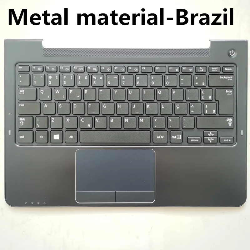 

Brazil/US/Italy/Portugal New laptop keyboard with touchpad palmrest For Samsung NP542U3X 542U3X 545U3X 542U3X 540U3C 540U3B