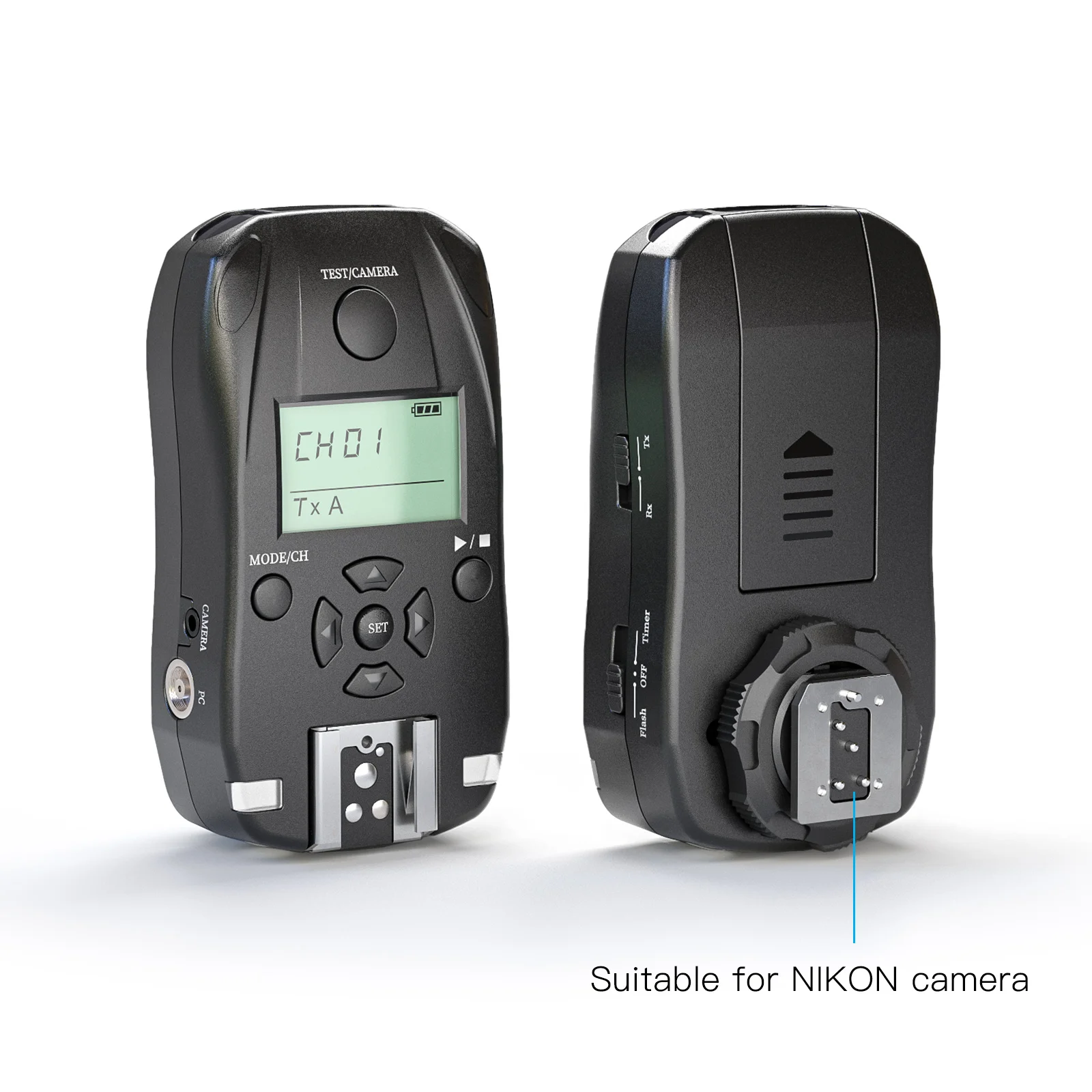 

Seafrogs SR-008 Timer Rempte Control Wireless Flash Trigger With No.7 Battery AAA For Canon Nikon Camera