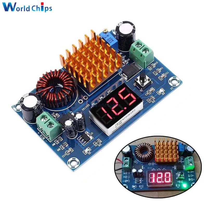 XH-M411 Dc 3V-35V Naar 5V-45V Boost Converter Module Voltage Regulator Verstelbare step Up Voltmeter Digitale Display Module