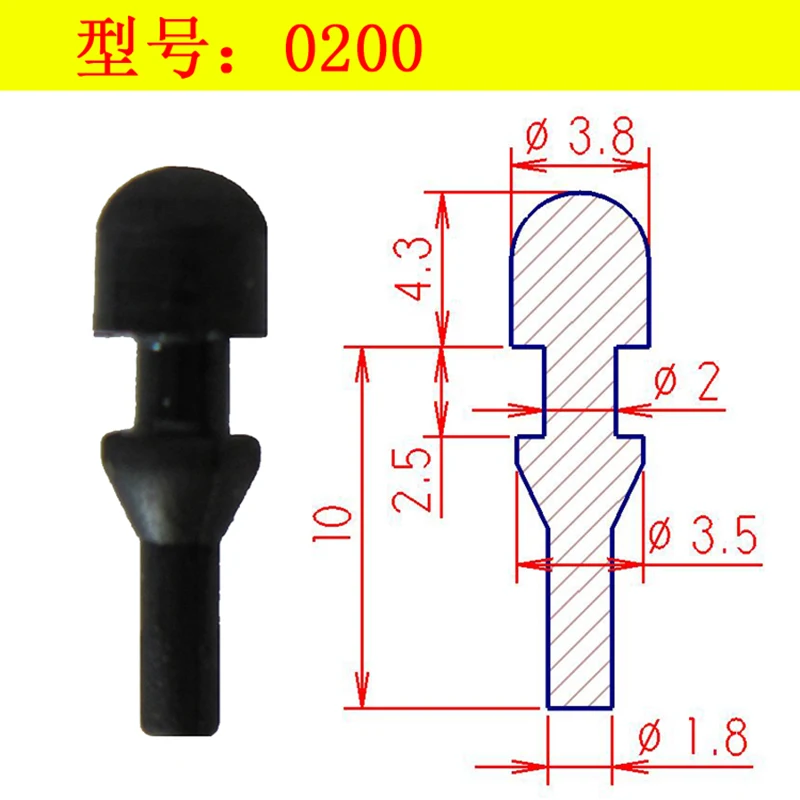 EPDM acid and alkali resistant rubber plug rubber cover damping pad dust proof rubber sealing hole plug 2mm