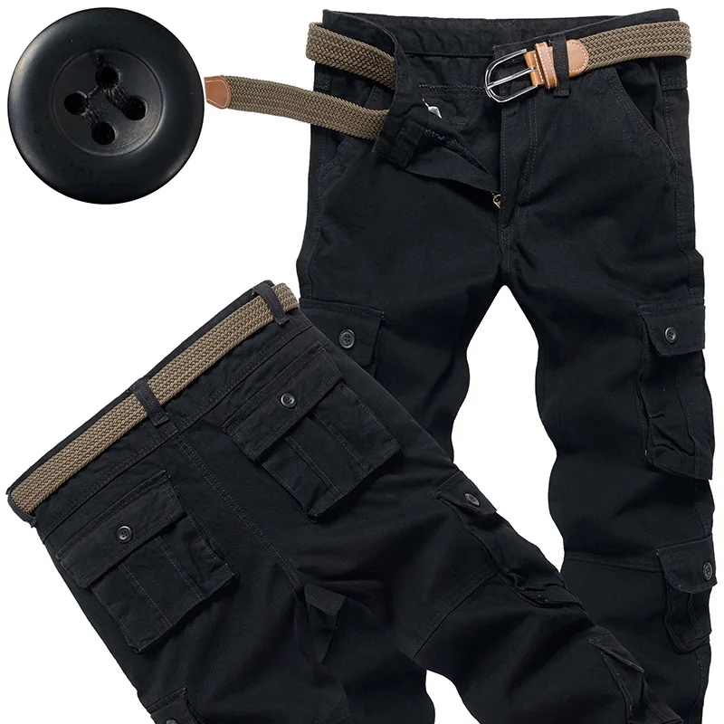 Men\'s Tactical Pants Casual Cargo Pants Outdoor Sports Work Trousers High Quality Joggers Hiking Pants Korean Sweatpants