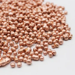 Pepitas de cobre de alta pureza, bolitas de metal Cu, bricolaje, 100g a 1000g
