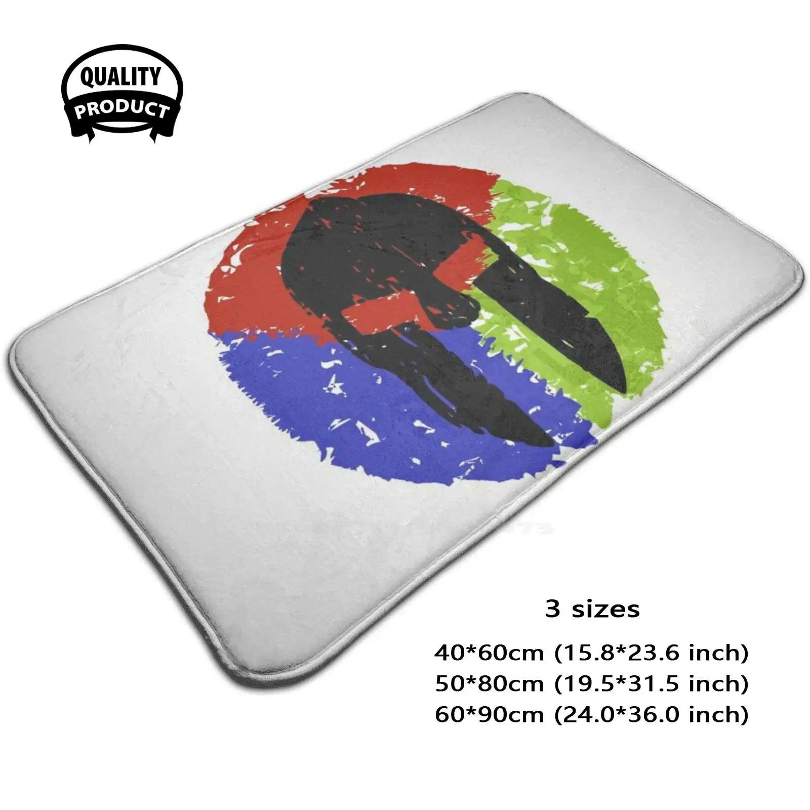 Colors Soft Cushion Home Carpet Door Mat Car Rug Race Aroo Sport Helmet Fire Ripped Flag Sprint Super Beast Victory Win Earn