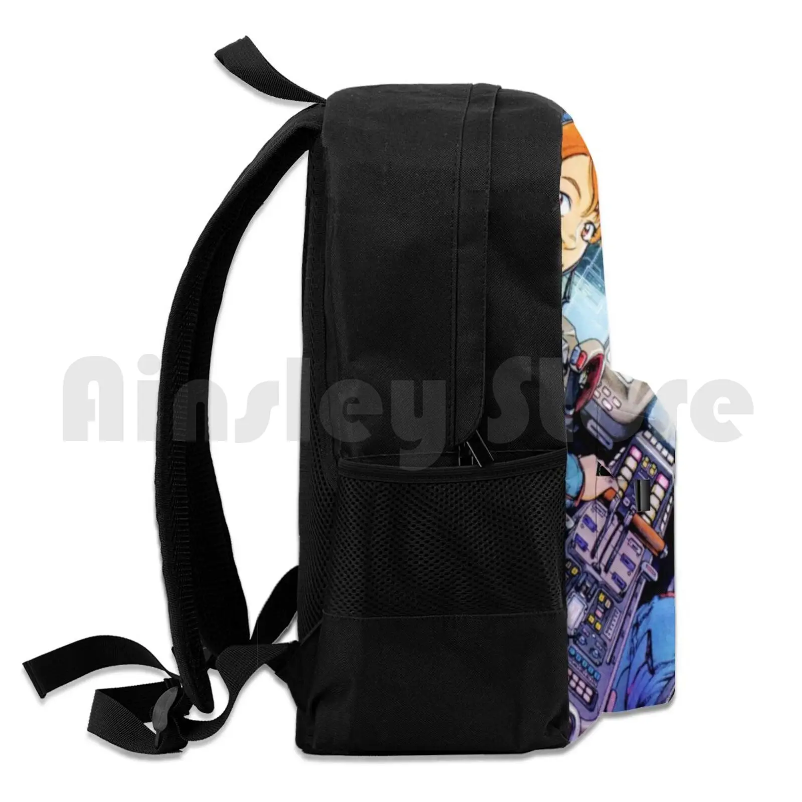 Planetes المشي لمسافات طويلة في الهواء الطلق على ظهره ركوب الخيل تسلق حقيبة رياضية أنيمي مانغا الخيال العلمي الفضاء #5