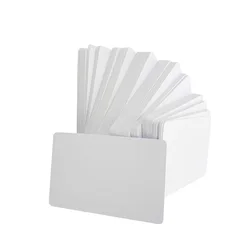 Carte RFID étanche ISO15693 en PVC blanc, 100 pièces